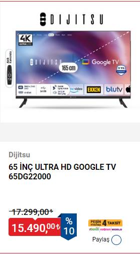 BİM'den kaçırılmayacak çok uygun fiyatlara Televizyon kampanyası! 3 bin 790 TL'ye televizyon 2